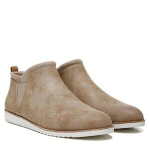 LIFESTRIDE Zion Sneaker Bootie In Dark Taupe Faux Leather/fabric